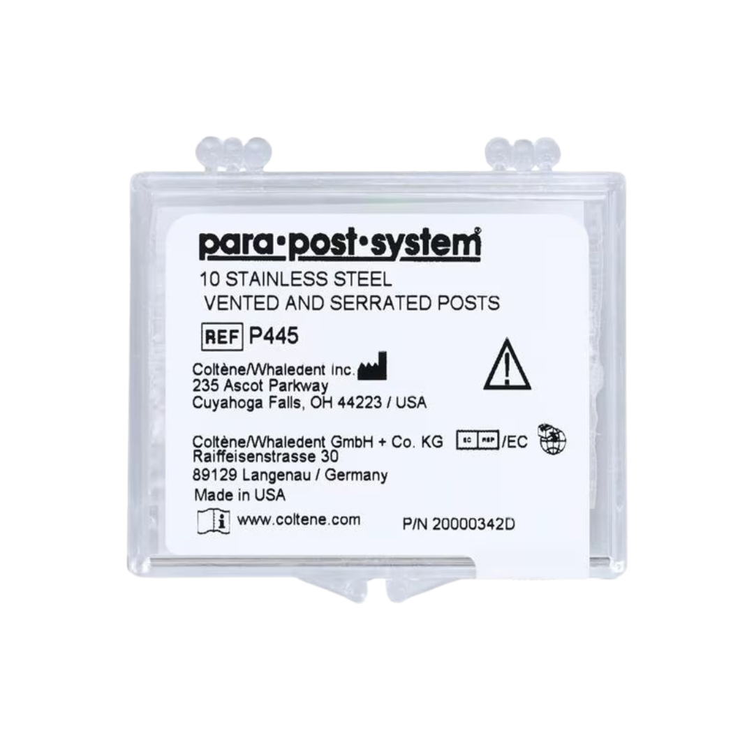 Coltene Whaledent P44-5 ParaPost Stainless Steel Posts .050 Coltene Whaledent P44-5 ParaPost Stainless Steel Posts .050